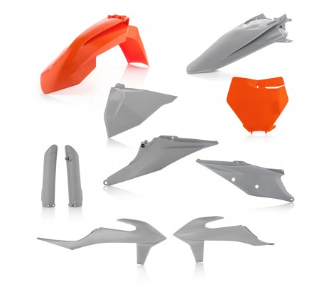 Комплект пластика 7 ACERBIS KTM SX/SXF/XC/XCF 125-450 19-22 (Orange/Grey)