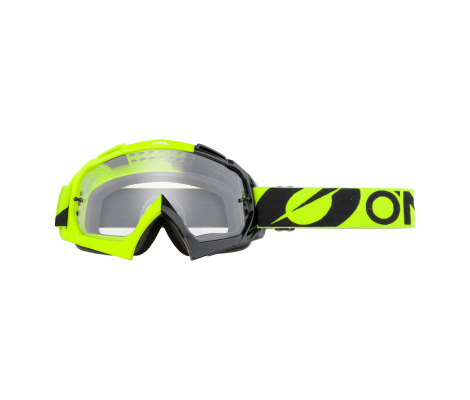 Маска O`NEAL B-10 TWOFACE (Black/Neon Yellow) (Clear)