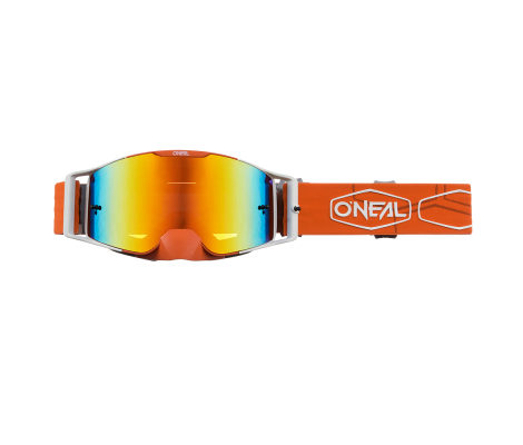 Маска O`NEAL B-30 HEXX зі знімним захистом для носа O`NEAL B-30 HEXX V.22 (Orange/White) (Radium/Red