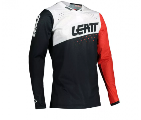 Мото джерси LEATT Jersey GPX 4.5 Lite (L) (Black White)