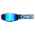 B-55 Goggle CRAM V.25 blue/white - radium blue