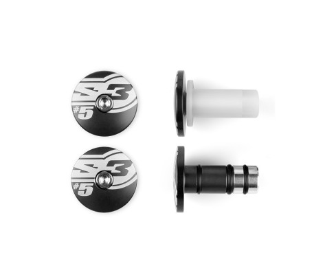 Заглушки керма "5" S3 12 mm (Black)