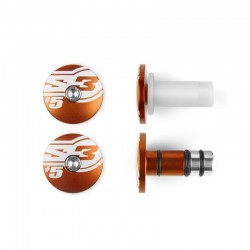 Заглушки керма "5" S3 14 mm (Orange)