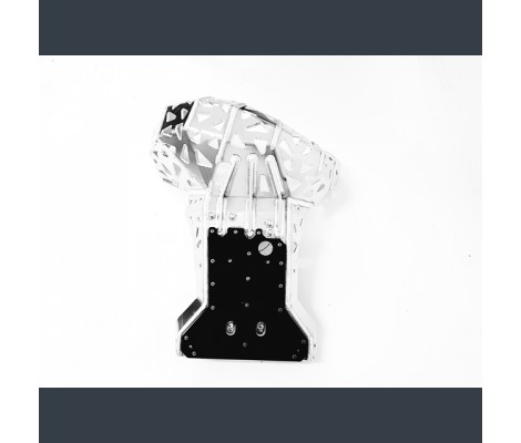 Захист двигуна та резонатора (+пластикова пластина) P-TECH KTM/HUSQ 2T 250-300 2007-2016