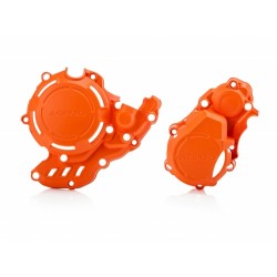 Комплект захисту кришок двигуна ACERBIS KTM EXC-F/XCF-W 18-23 HUSQ FE 17-23 GAS ECF 22-23 (Orange)