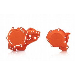 Комплект захисту кришок двигуна ACERBIS KTM/HUSQ 2T 250/300 20-23 GAS EX/MC 21-23 (Orange)