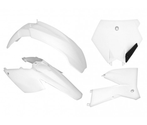 Комплект пластика 4 R-TECH KTM EXC(F) 05-07 SX(F) 05-07 (White)