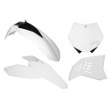 Комплект пластика 4 R-TECH KTM EXC(F) 08-11 SX(F) 07-10 (White)