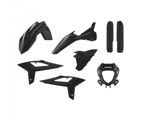 Комплект пластика 6 POLISPORT Beta RR 2T/4T 20-22 (Black)