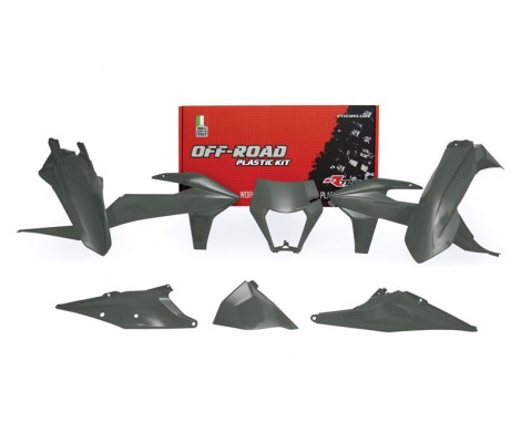Комплект пластика 6 R-TECH KTM EXC(F)/XC(F)-W 125-500 20-23 (Grey)