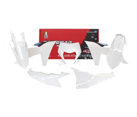 Комплект пластика 6 R-TECH KTM EXC/EXC-F/XC-W/XCF-W 24-26 WHITE