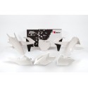 Комплект пластика 6 R-TECH KTM SX(F) 16-18 XC(F) 17-18 125-450 (White)