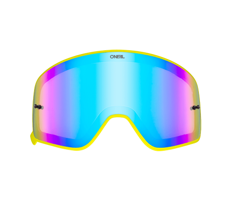Лінза O`NEAL B-50 (Neon Yellow) (Radium/Blue)