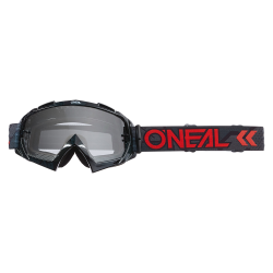 Маска O`NEAL B-10 CAMO V.22 (Black/Red) (Clear)