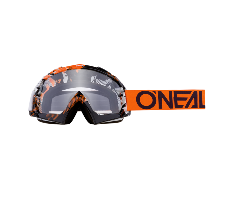 Маска O`NEAL B-10 PIXEL (Orange/White) (Clear)