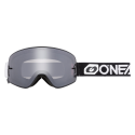 Маска, 3 лінзи, 10 стрічок O`NEAL B-50 FORCE PRO PACK (Black/White) (Silver)