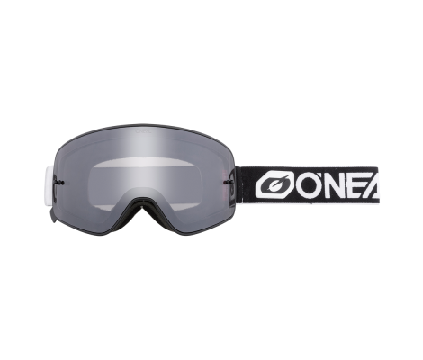Маска, 3 лінзи, 10 стрічок O`NEAL B-50 FORCE PRO PACK (Black/White) (Silver)