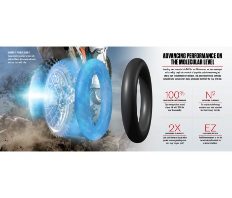 Мусс задній NUETECH NITROMOUSSE SOFT 0.4-0.6 bar 140/80-18, 120/100-18, 120/90-18 (гель в комплекті)
