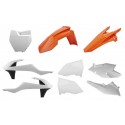 Комплект пластика Polisport MX kit KTM SX(F) 16-18 XC(F) 17-18 125-450 (Orange/White)