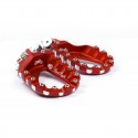 Підніжки алюмінієві S3 Hard Rock KTM/HASQ/GAS/BETA/RIEJU/FANTIC/HUSAB/YAMAHA/KOVE (RED)