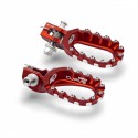 Підніжки алюмінієві S3 Hard Rock CURVE KTM/HUSQ 17-23 GAS 21-23 RIEJU 25-27 (RED)