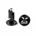 X-GRIP Handlebar End Caps (Black)